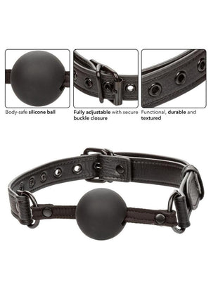 Nocturnal Collection Adjustable Silicone Ball Gag