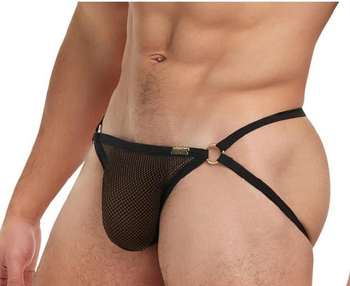 Banana Cabana Fishnet Jock