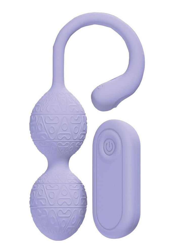 Loveline PelviFit Beads 10 Function Vibrating Rechargeable Silicone Kegel Vibe with Remote Control