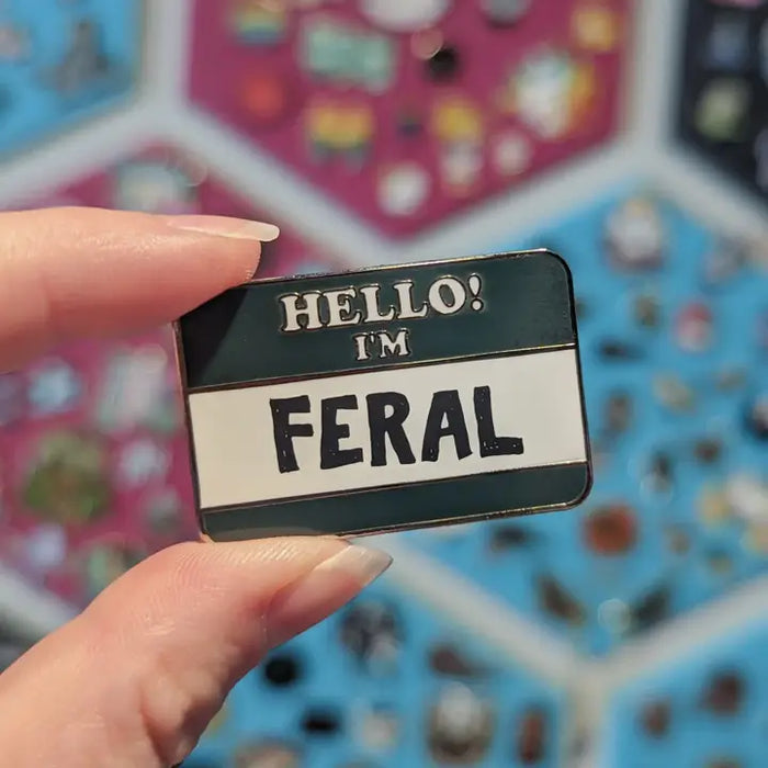 "Hello! I'm..." Enamel Pins