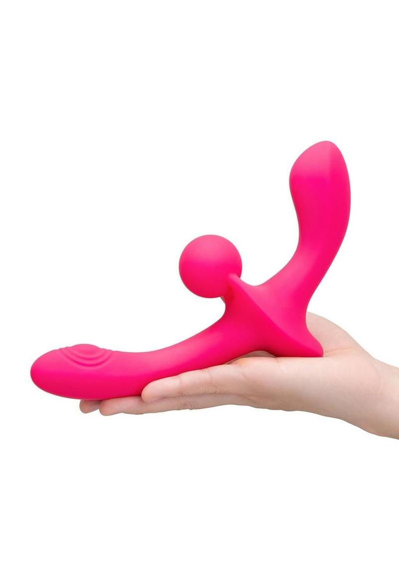 Together Double Tap Rechargeable Silicone Double-Ended Vibrating Strap FB Boutique Together Double Tap Rechargeable Silicone Double-Ended Vibrating Strap FB Boutique