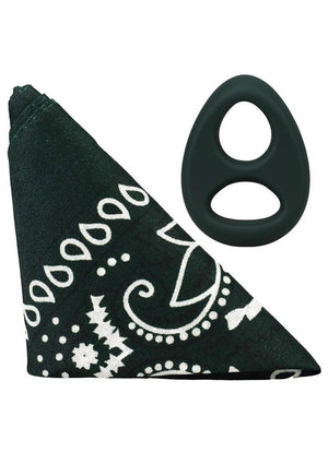 Hanky Code Silicone Ring with Bandana Set