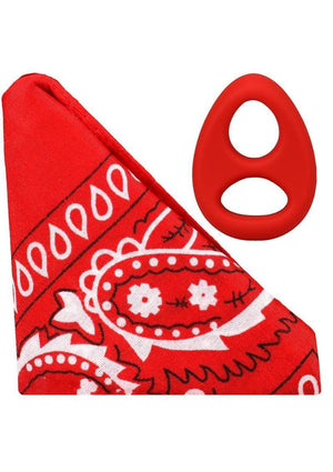 Hanky Code Silicone Ring with Bandana Set