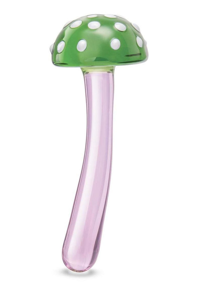 Magic Mushroom Glass Dildo 7.5in