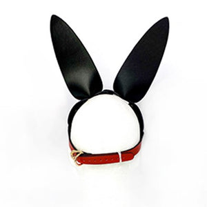 Vegan Leather Kinky Bunny Mask