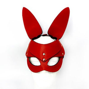 Vegan Leather Kinky Bunny Mask