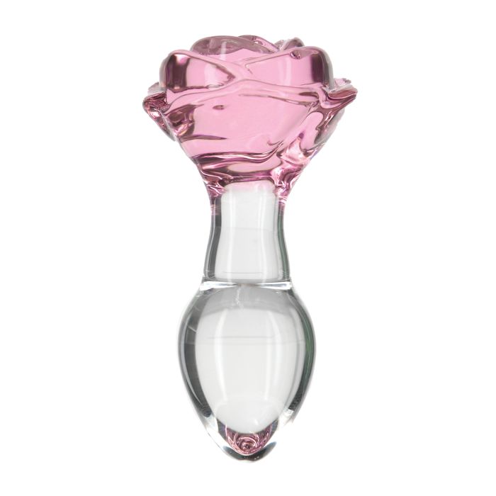 Rosy Glass Plug & Bonus Bullet