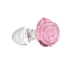 Rosy Glass Plug & Bonus Bullet