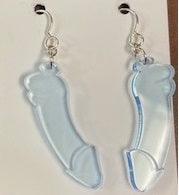 Penis Acrylic Earrings