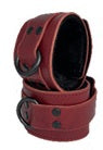 Leather 2-D Ring Restraints