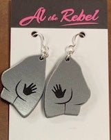 Marked Booty Acrylic Earrings