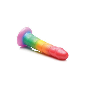 Simply Sweet 6.5" Swirl Rainbow Dildo