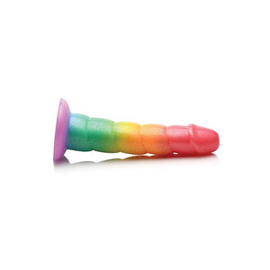 Simply Sweet 6.5" Swirl Rainbow Dildo