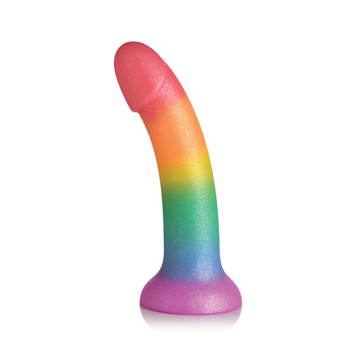 Simply Sweet 6.5" Phallic Rainbow Dildo