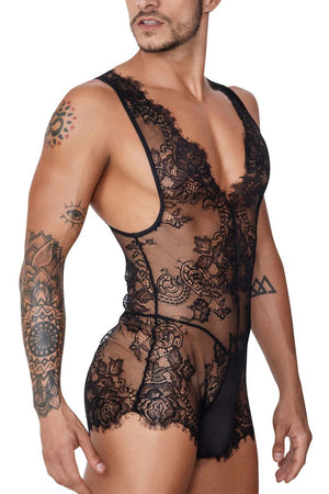 Lace Up Open Back Bodysuit