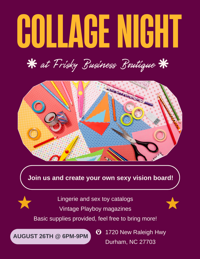 Collage Night August 26th