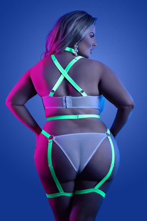 Night Vision Gartered Teddy Queen