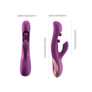 Gem Twin Balls Rabbit Vibrator