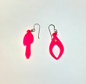 Penis & Vulva Acrylic Earrings