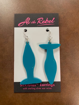 Anal Plug Acrylic Earrings