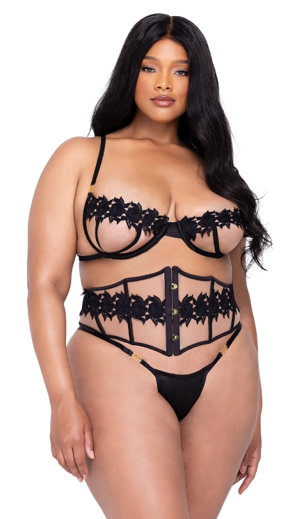 Ebony Rose 3-Piece Set