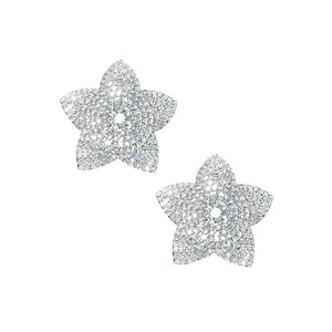 Burstin Blooms Crystal Jewel Reusable Silicone Nipple Pasties