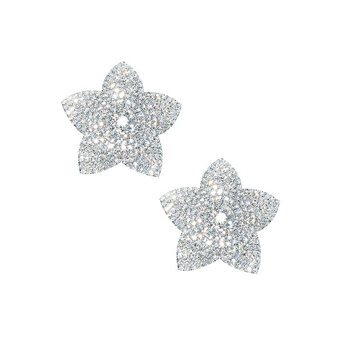 Burstin Blooms Crystal Jewel Reusable Silicone Nipple Pasties