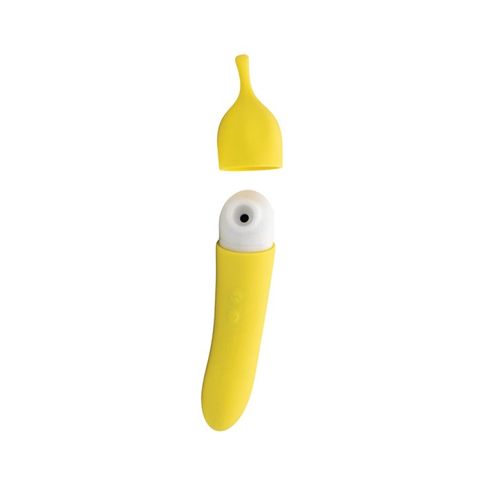 Banana Cream Air Pulse & G-Spot Vibrator