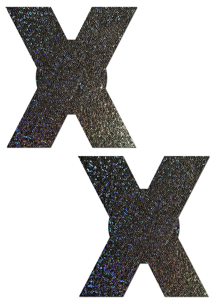 Large Glitter X Pasties