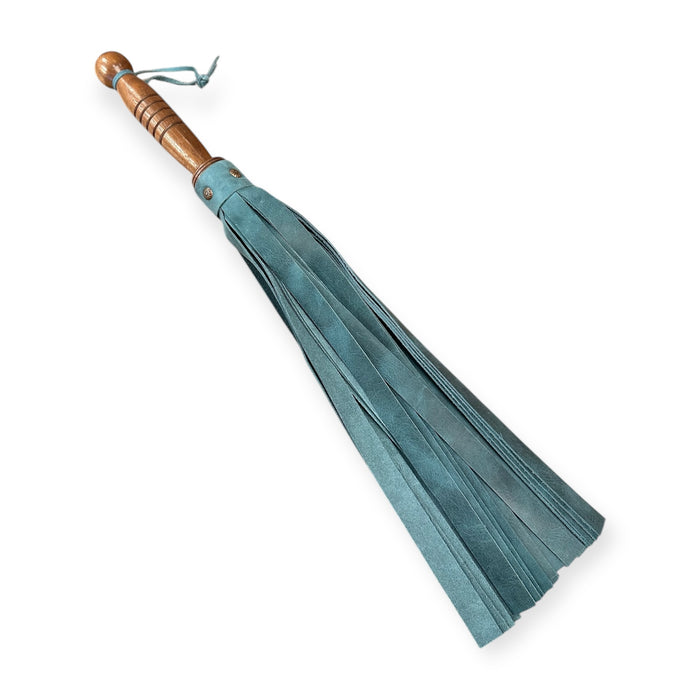 Teal Leather Flogger