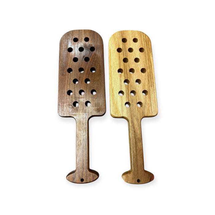 Wooden Paddles with Holes