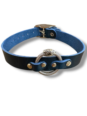 Blue Ouroboros Collar