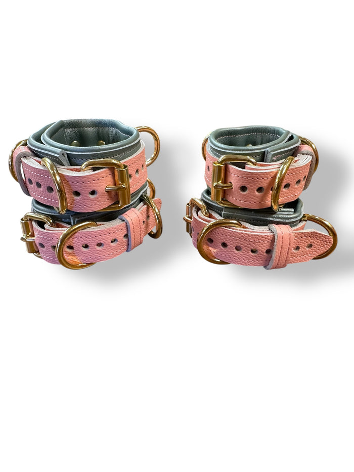 Pink & Seafoam Cuffs