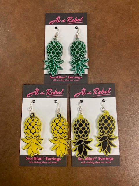 Swinging Pineapples Acrylic Earrings