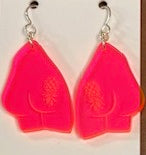 Marked Booty Acrylic Earrings