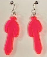 Penis Acrylic Earrings