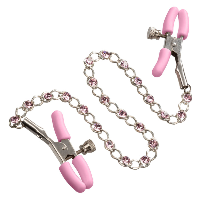 First Time Crystal Nipple Clamps