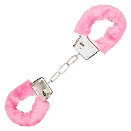 Faux Fur Covered Metal Cuffs