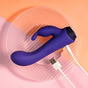 Selopa Plum Job Rechargeable Silicone Rabbit Vibrator