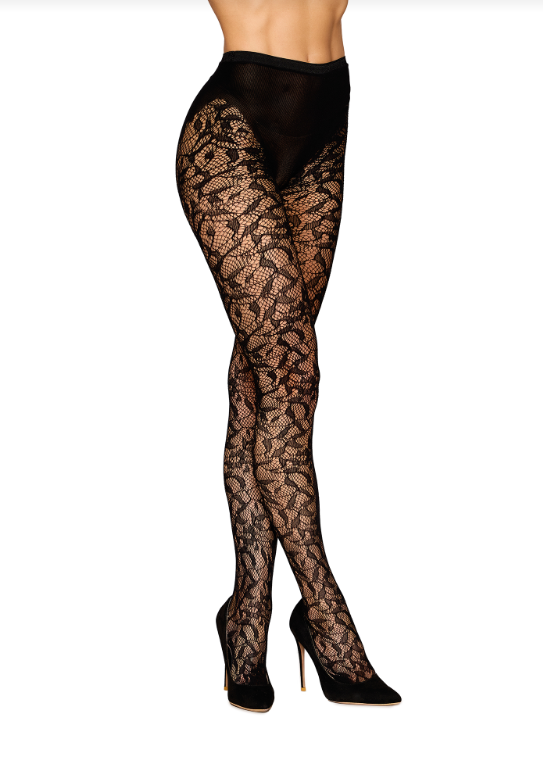 Knitted Lace Pantyhose