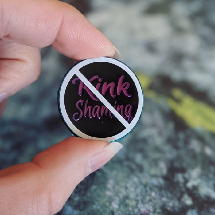 No Shaming Enamel Pins