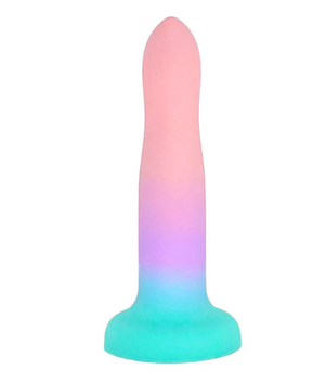 6" Rory Silicone Dildo - Rainbow Twilight