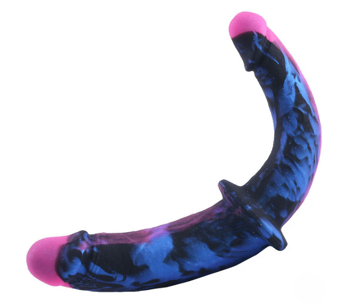 Double Trouble - Double-Ended Silicone Dildo - Galaxy