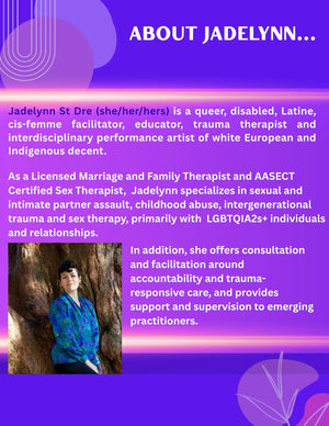 Building Safer Sensual Connection: A workshop for relationships in which one or more people are impacted by trauma