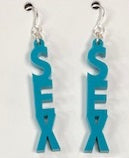 SEX Acrylic Earrings