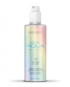 Wicked Simply Aqua 4oz Special Edition Water-Based Lube