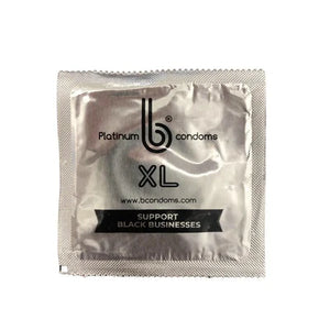 B Condoms Platinum XL