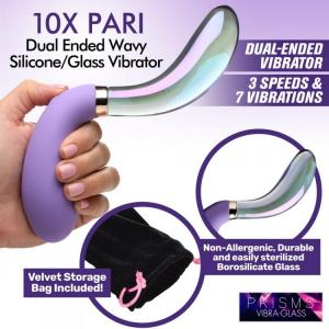 Prisms Vibra-Glass Dual Ended G-Spot Stimulator