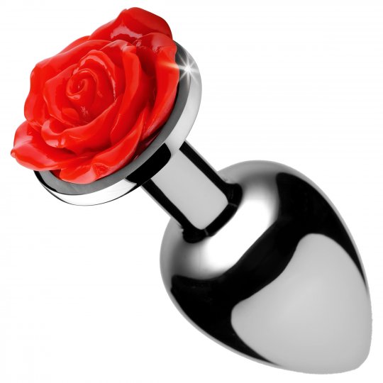 Red Rose Anal Plug