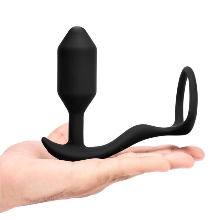 B-Vibe Vibrating Snug & Tug Cock Ring & Anal Plug FB Boutique B-Vibe Vibrating Snug & Tug Cock Ring & Anal Plug FB Boutique